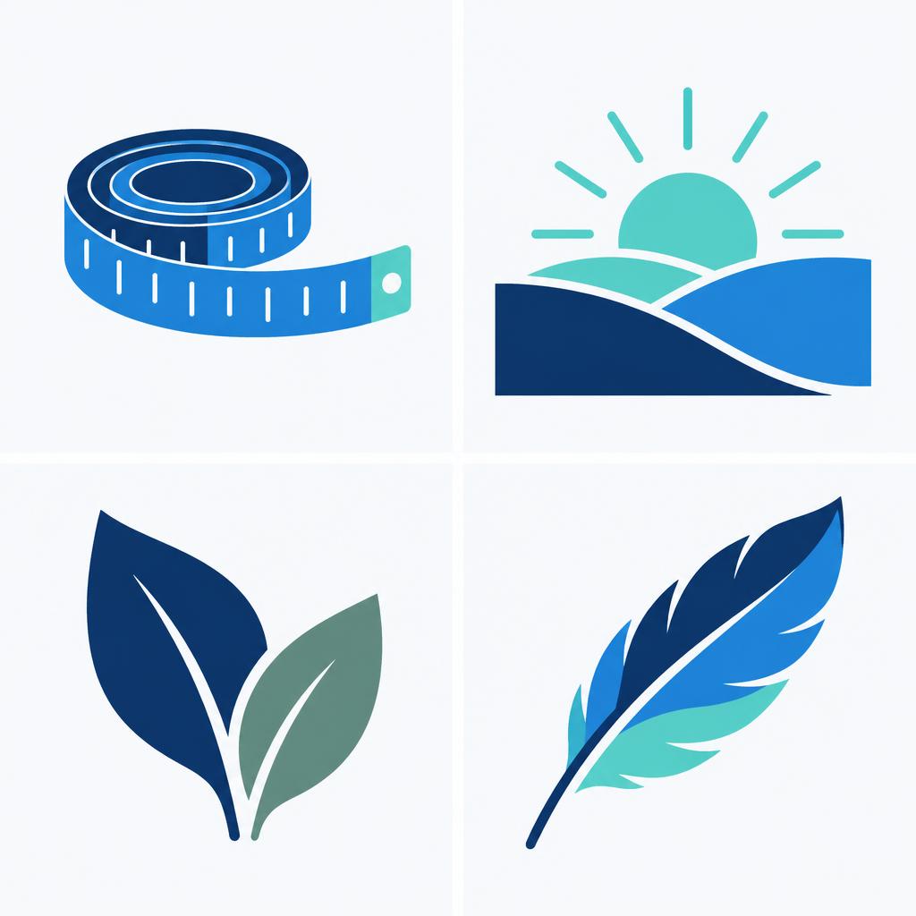Illustrated wellness education topics